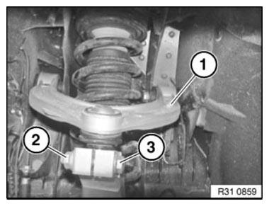 Struts W. Rubber Mounts